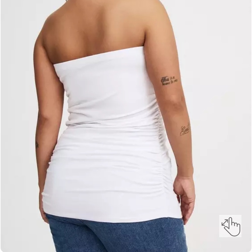 Torrid Foxy Ruched Tube Top - Picture 2 of 7